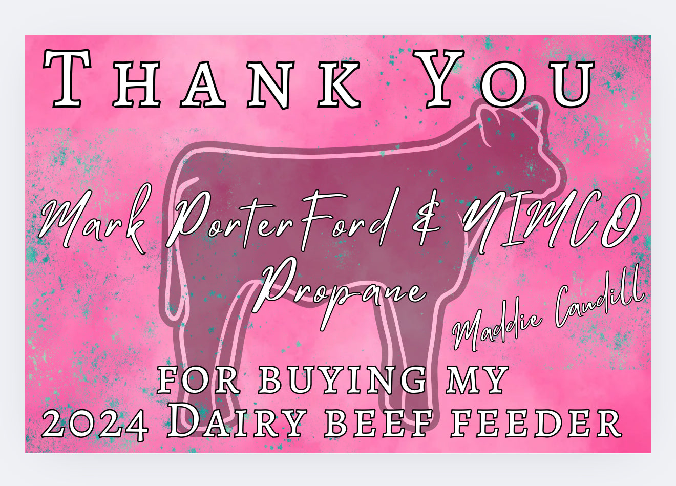 Custom Fair Thank You Banners