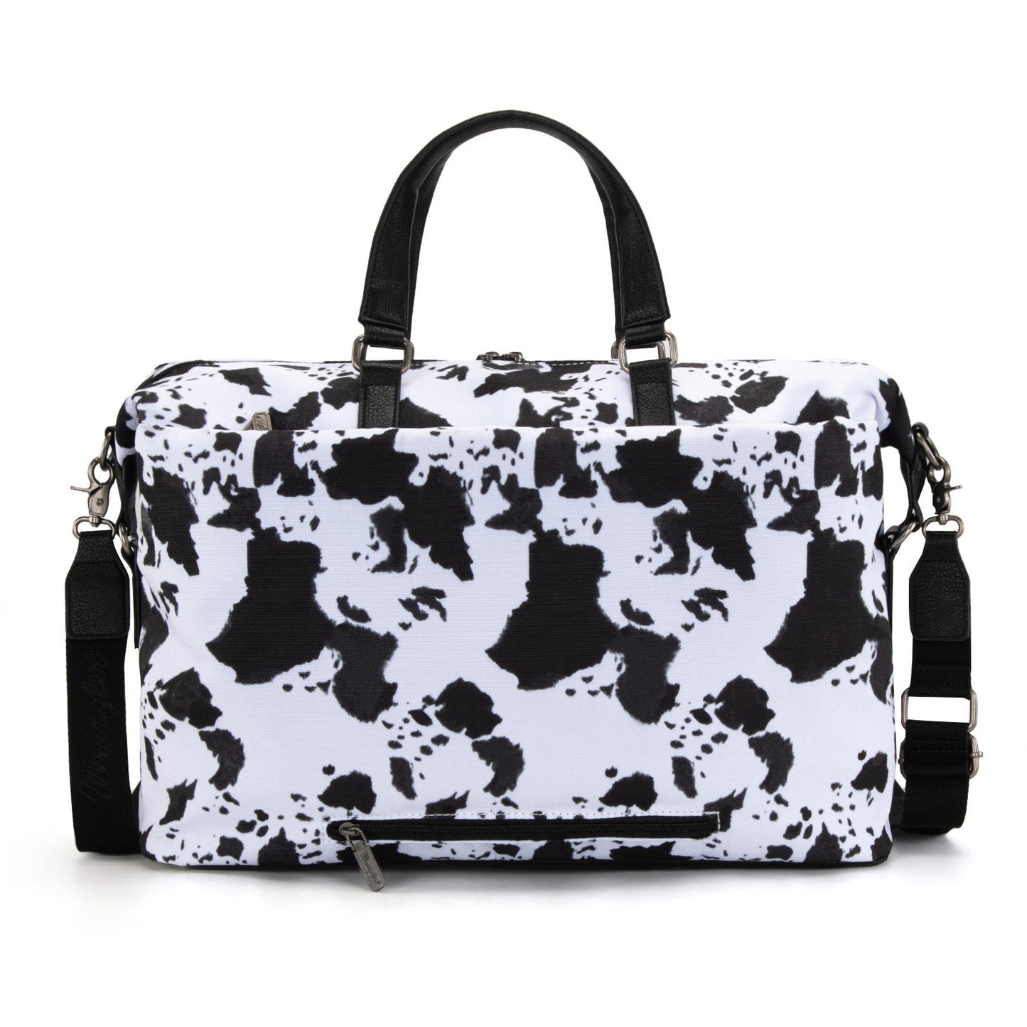 PREORDER Wrangler Cow Print Collection Weekender Bag - Black