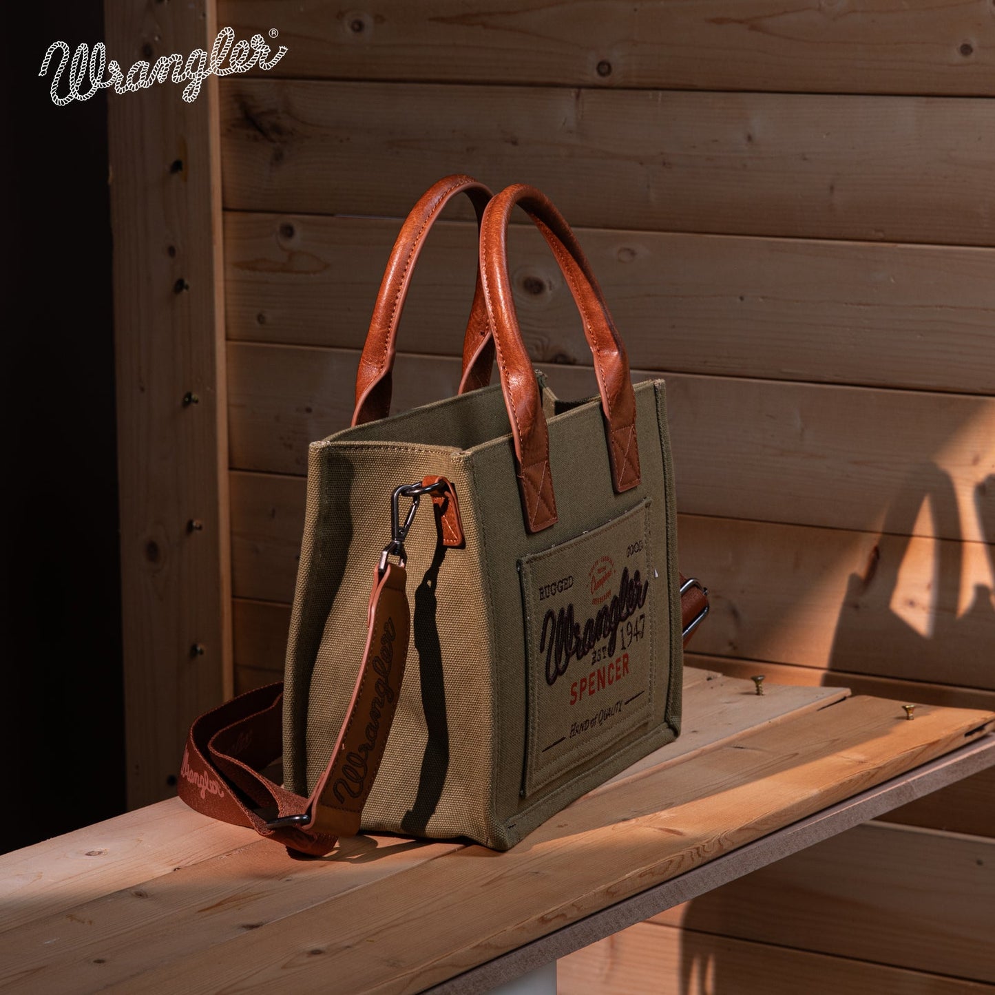 PREORDER Vintage Wrangler Canvas Tote/Crossbody