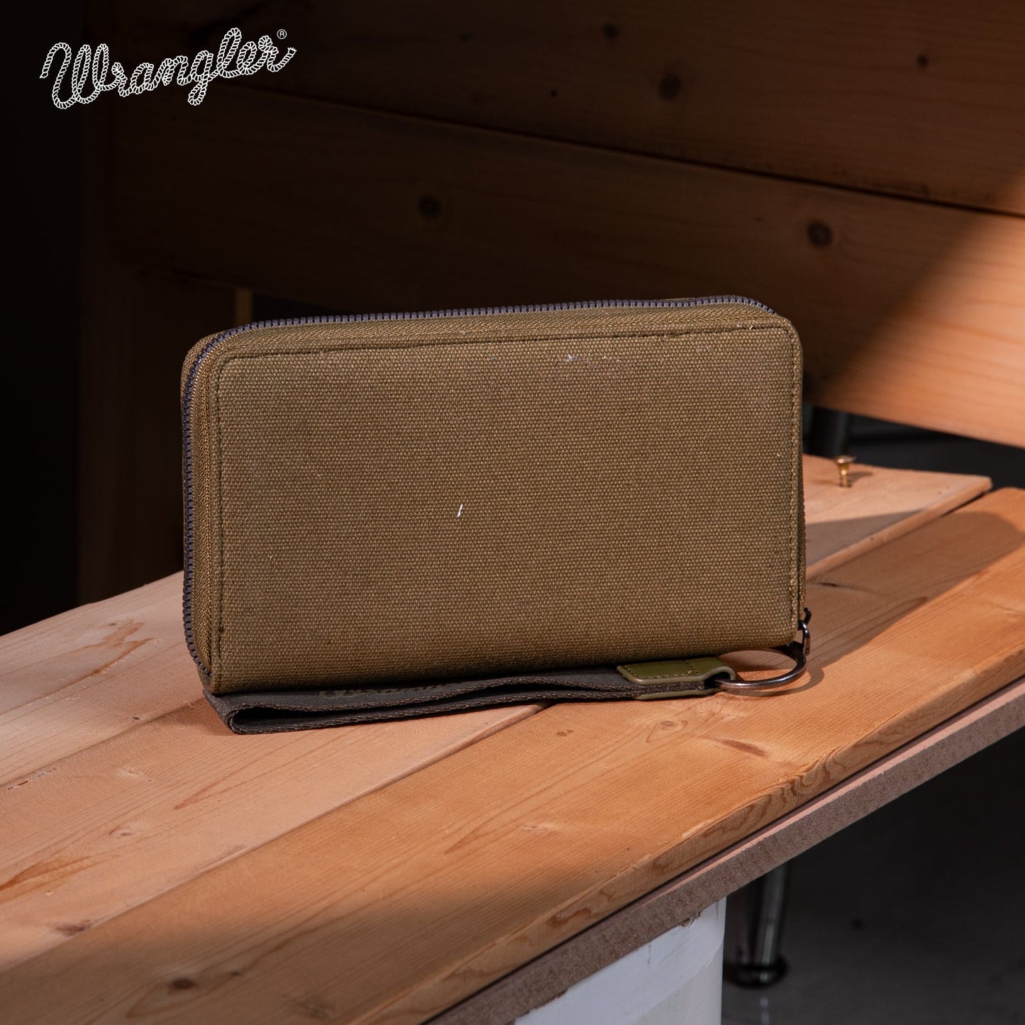 PREORDER Vintage Wrangler Canvas Zip Wristlet