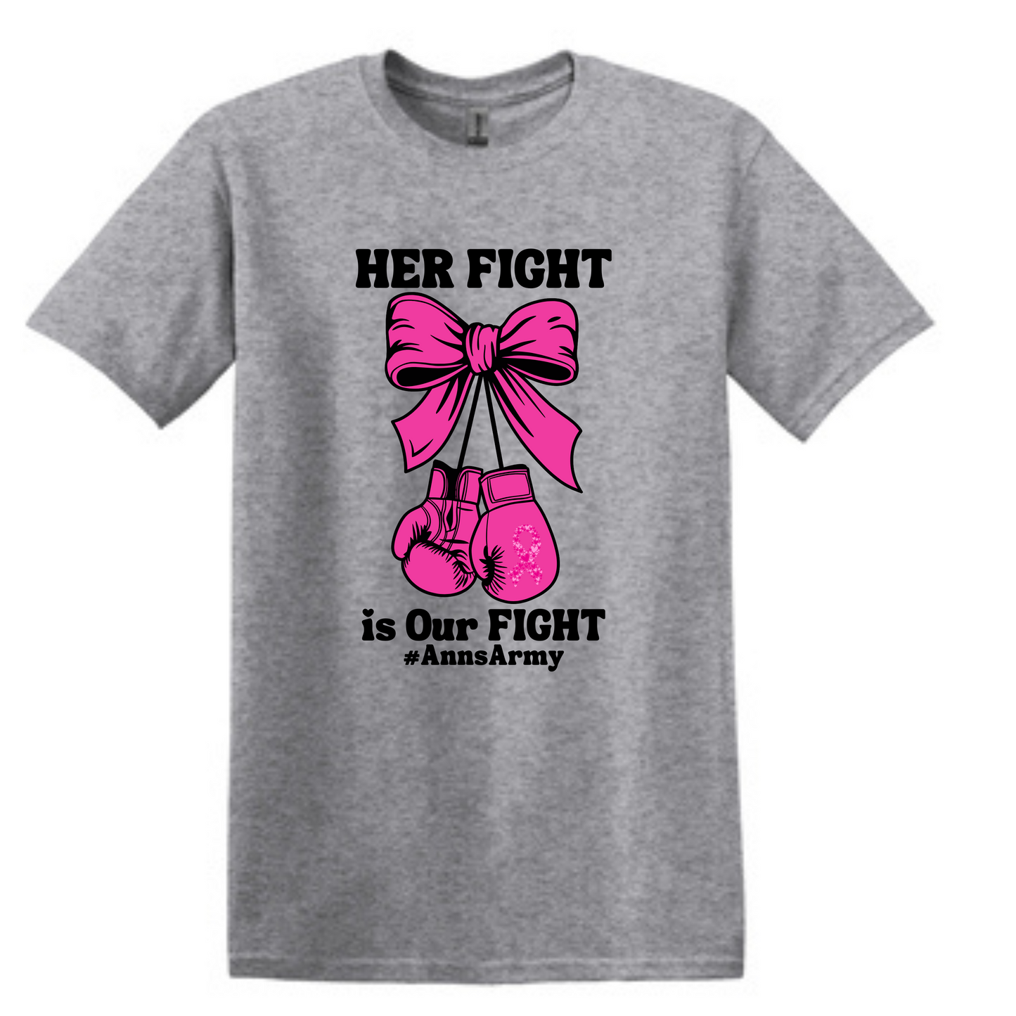 Breast Cancer T-shirt Ann's Army or Monetary Donation