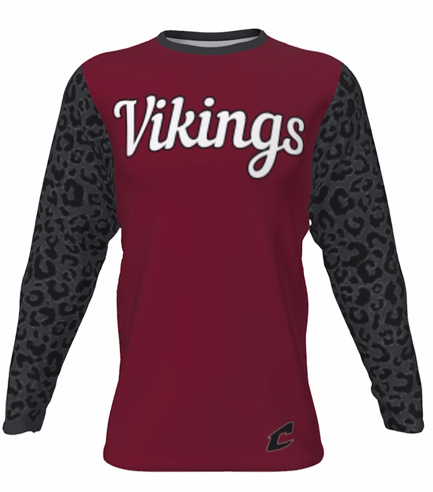 Viking Leopard Print Shooting Shirts