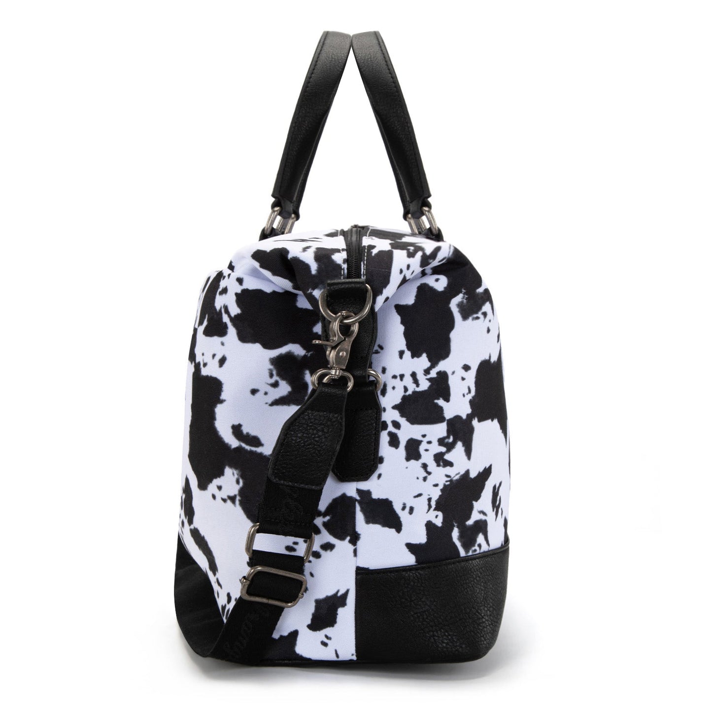 PREORDER Wrangler Cow Print Collection Weekender Bag - Black