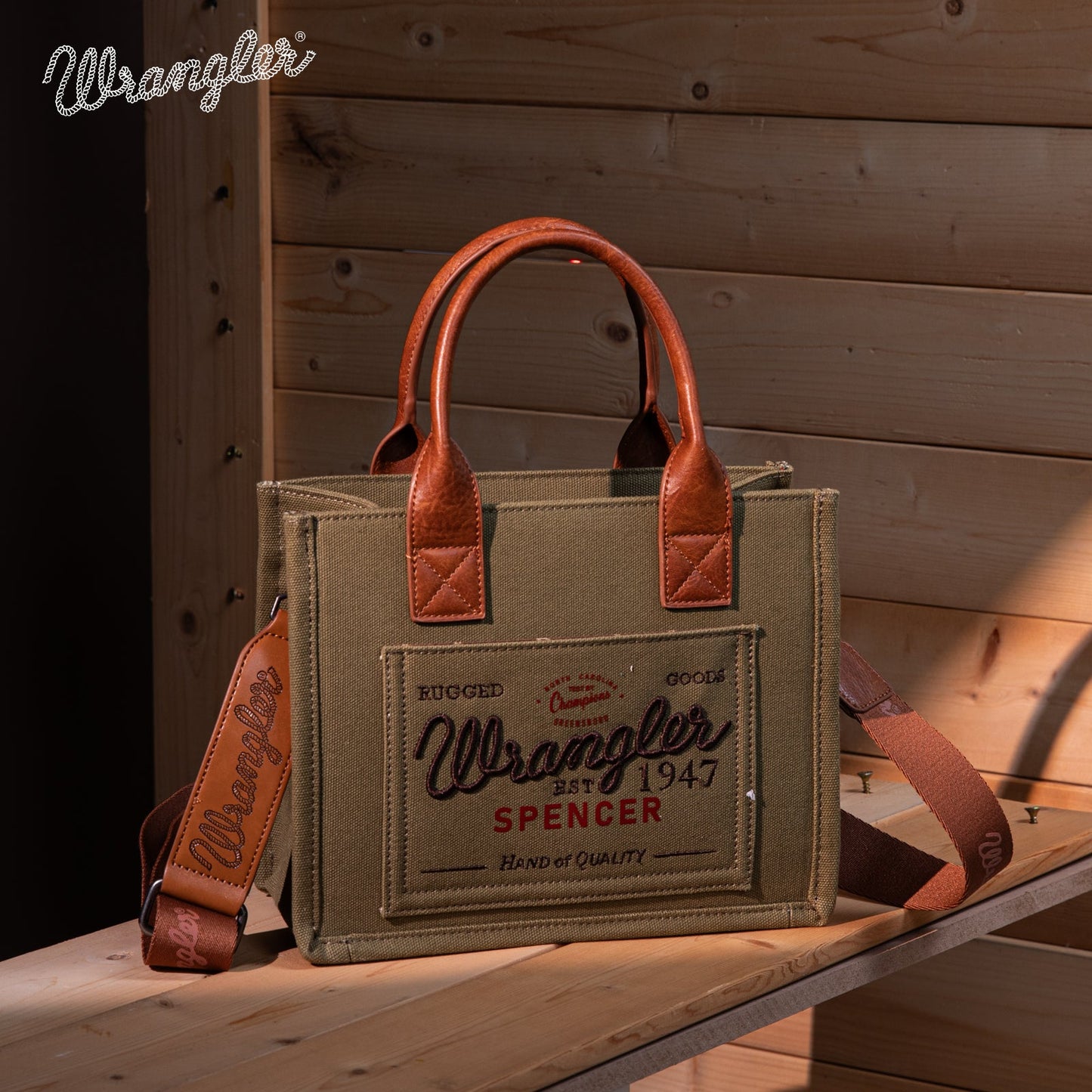 PREORDER Vintage Wrangler Canvas Tote/Crossbody