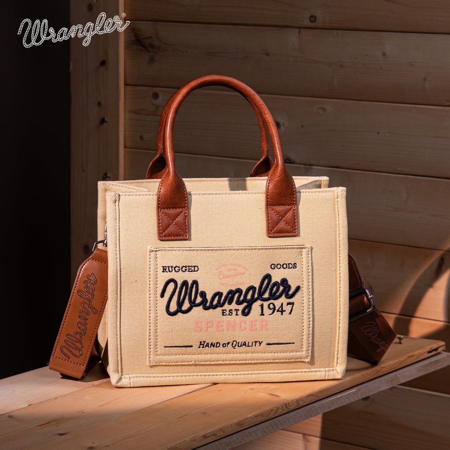 PREORDER Vintage Wrangler Canvas Tote/Crossbody